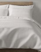 Pure Cotton Textured Bedding Set, Single RRP £49.50