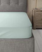 Soft and Silky Egyptian Cotton 400 Thread Count Sateen Fitted Sheet, King Size RRP £39.50