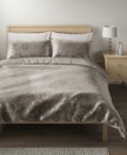 Luxury Velvet Textured Bedding Set, Super King RRP £69