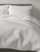 Easycare Cotton Blend Jacquard Bedding Set, Super King RRP £69