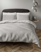 Easycare Cotton Blend Spotty Bedding Set, King Size