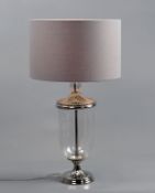 Clear Glass Table Lamp RRP £95