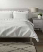 Pure Brushed Cotton Bedding Set, Super King RRP £69