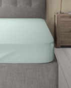 Luxury Egyptian Cotton 400 Thread Count Percale Fitted Sheet, Super King RRP £45