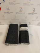 Handwoven Cotton Ribbed Table Runner, Set of 2 RRP £15 Each