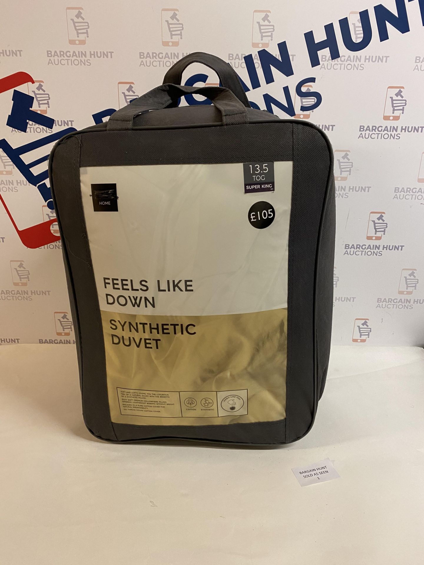 Feels Like Down Synthetic 13.5 Tog Duvet, Super King RRP £105