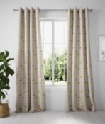 Layla Circles Eyelet Curtains RRP £49.50