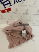 Mohair Pink Throw