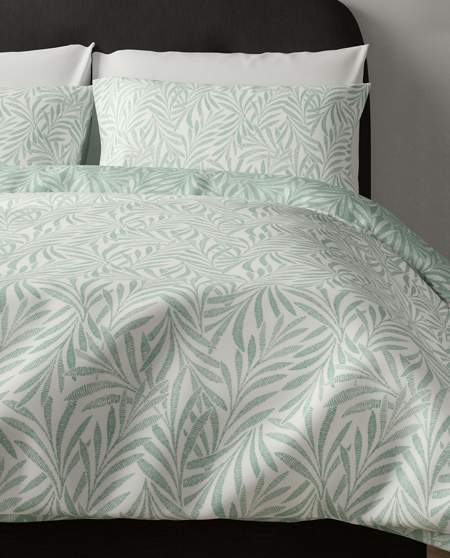 Easycare Cotton Blend Fern Print Bedding Set, Single