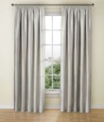 Faux Silk Pencil Pleat Blackout Curtains RRP £69