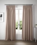 Cotton Rich Blackout Pencil Pleat Curtains