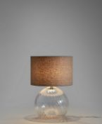 Maggie Ribbed Glass Table Lamp RRP £69
