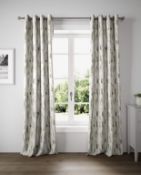 Cotton Watercolour Eyelet Curtains RRP £79