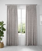 Metallic Jacquard Pencil Pleat Curtains RRP £69