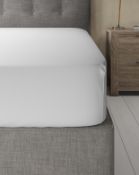 Egyptian Cotton 400 Thread Count Sateen Extra Deep Fitted Sheet, King Size RRP £49.50