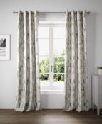 Cotton Watercolour Eyelet Curtains RRP £69