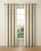 Chenille Triangle Eyelet Curtains RRP £149