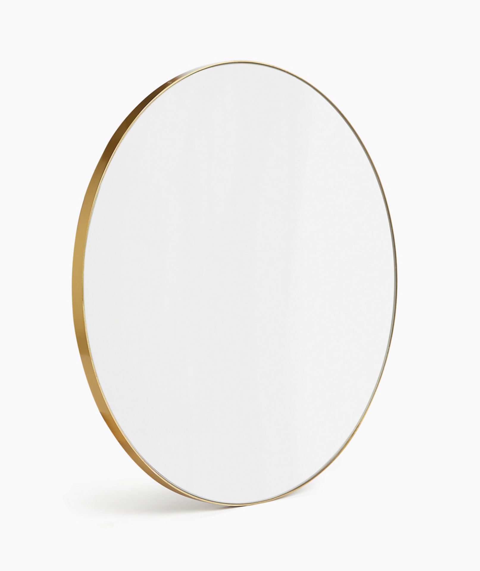 Milan Small Round Mirror, Antique Brass (colour may vary, see image) RRP £69