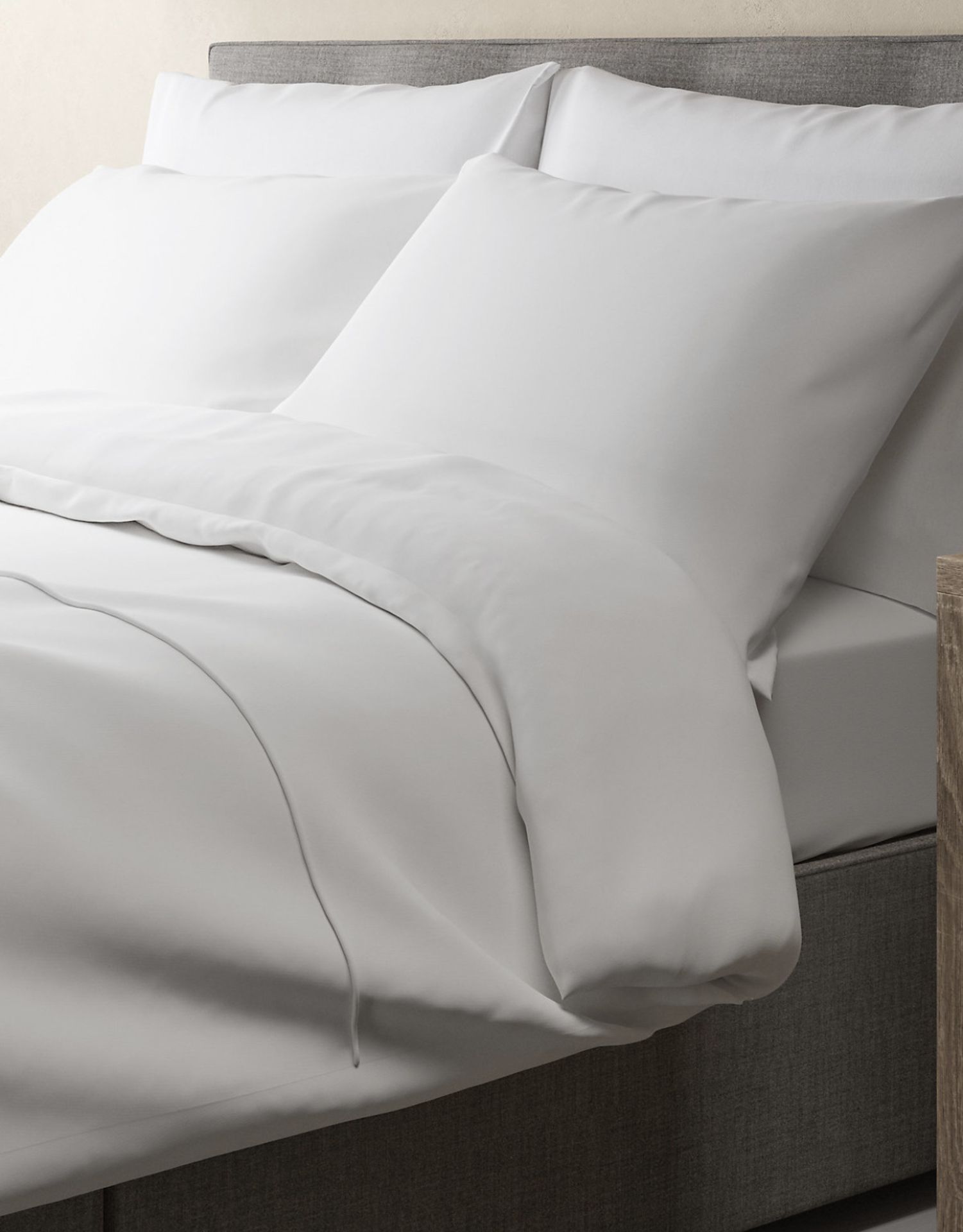 Egyptian Cotton 230 Thread Count Duvet Cover, King Size RRP £49.50