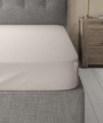 Cotton Percale Fitted Sheet, Single