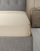 Luxury Egyptian Cotton 400 Thread Count Sateen Flat Sheet, Double RRP £42.50