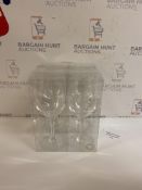 Set of 4 Clear Picnic Glasses