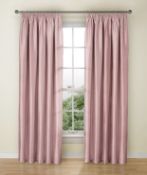 Faux Silk Pencil Pleat Blackout Curtains RRP £129