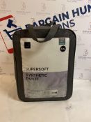 Supersoft Synthetic 13.5 Tog Duvet, King Size RRP £99