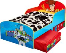 Disney Toy Story 4 Kids Toddler Bed with Storage Drawers by Hello Home RRP £149