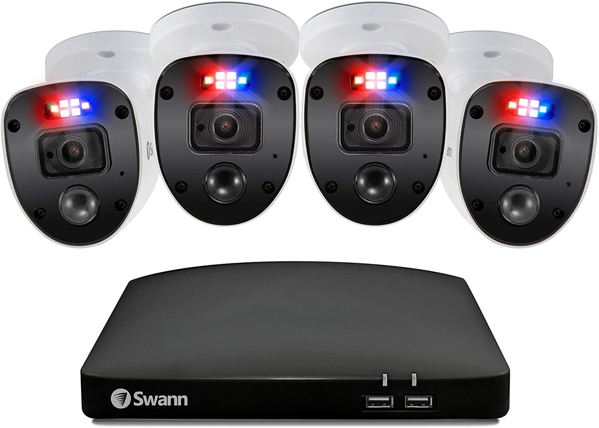 Swann CCTV Kit, 8Channel 1080p Full HD 1TB HDD DVR-4680, 4 x PRO-1080SL Bullet Cameras £249 - Image 2 of 3