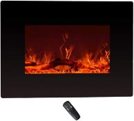 C-Hopetree Electric Fireplace, Portable Room Heater RRP £105