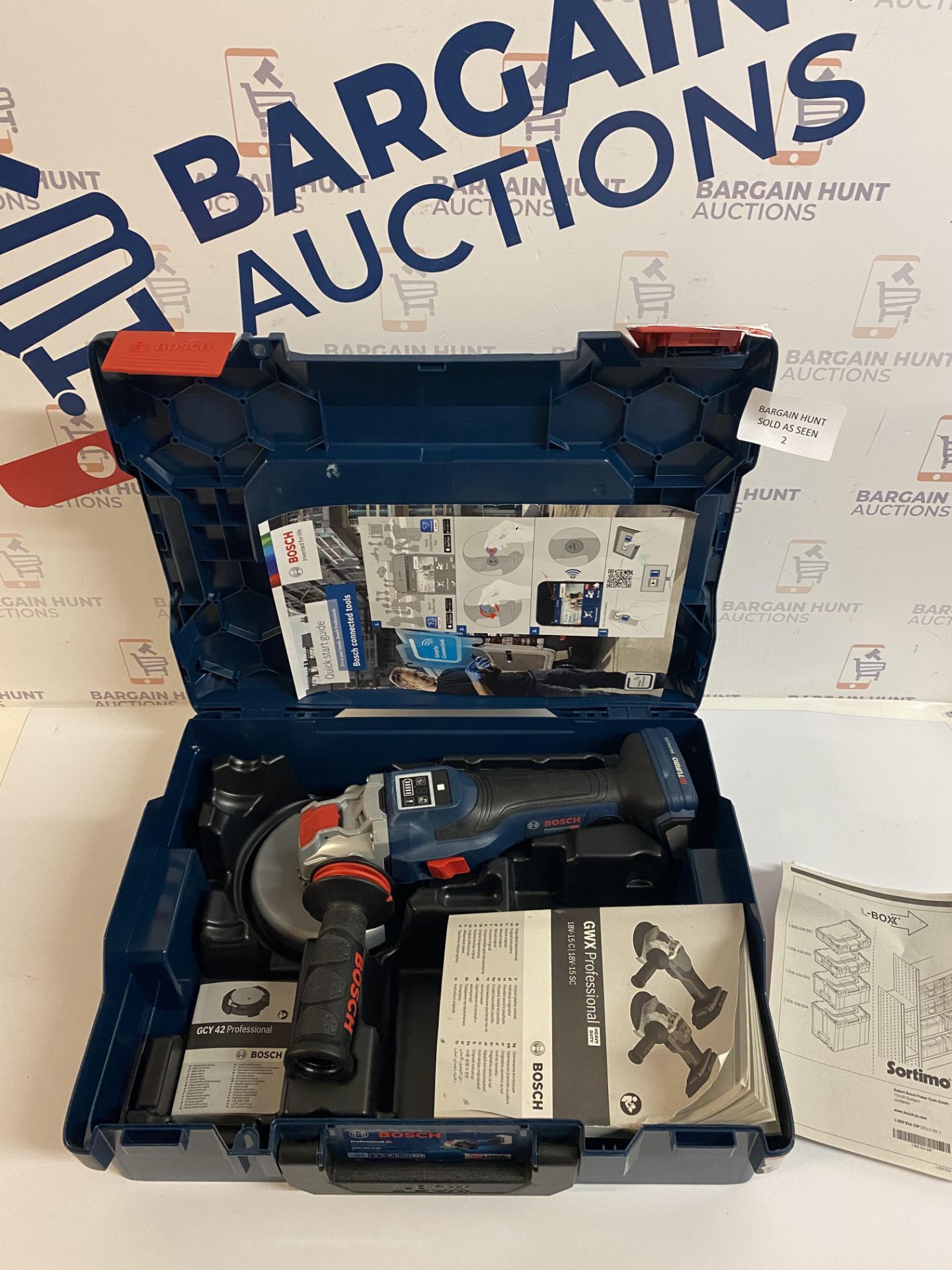 Bosch GWX 18V-15 SC Professional Cordless Angle Grinder (Body Only) RRP £200