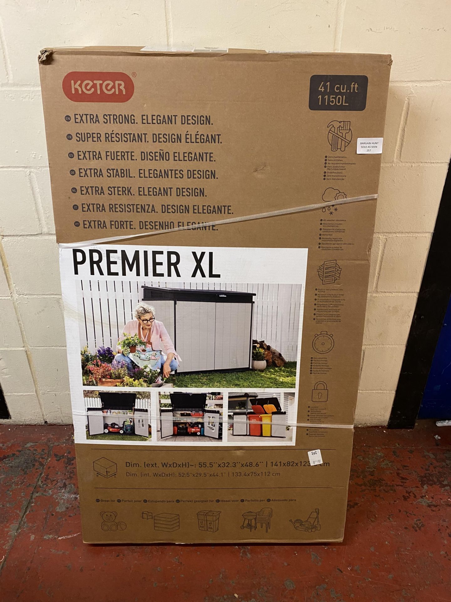 Keter Store It Out Premier XL Outdoor Storage Shed RRP £185