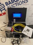 Drain Inspection Camera, Sewer Pipe Industrial Endoscope with LCD Monitor RRP £449