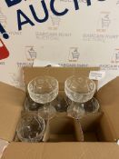 Utopia Henley Coupe Glasses 9.5oz / 270ml - Set of 6 - Cut-Glass