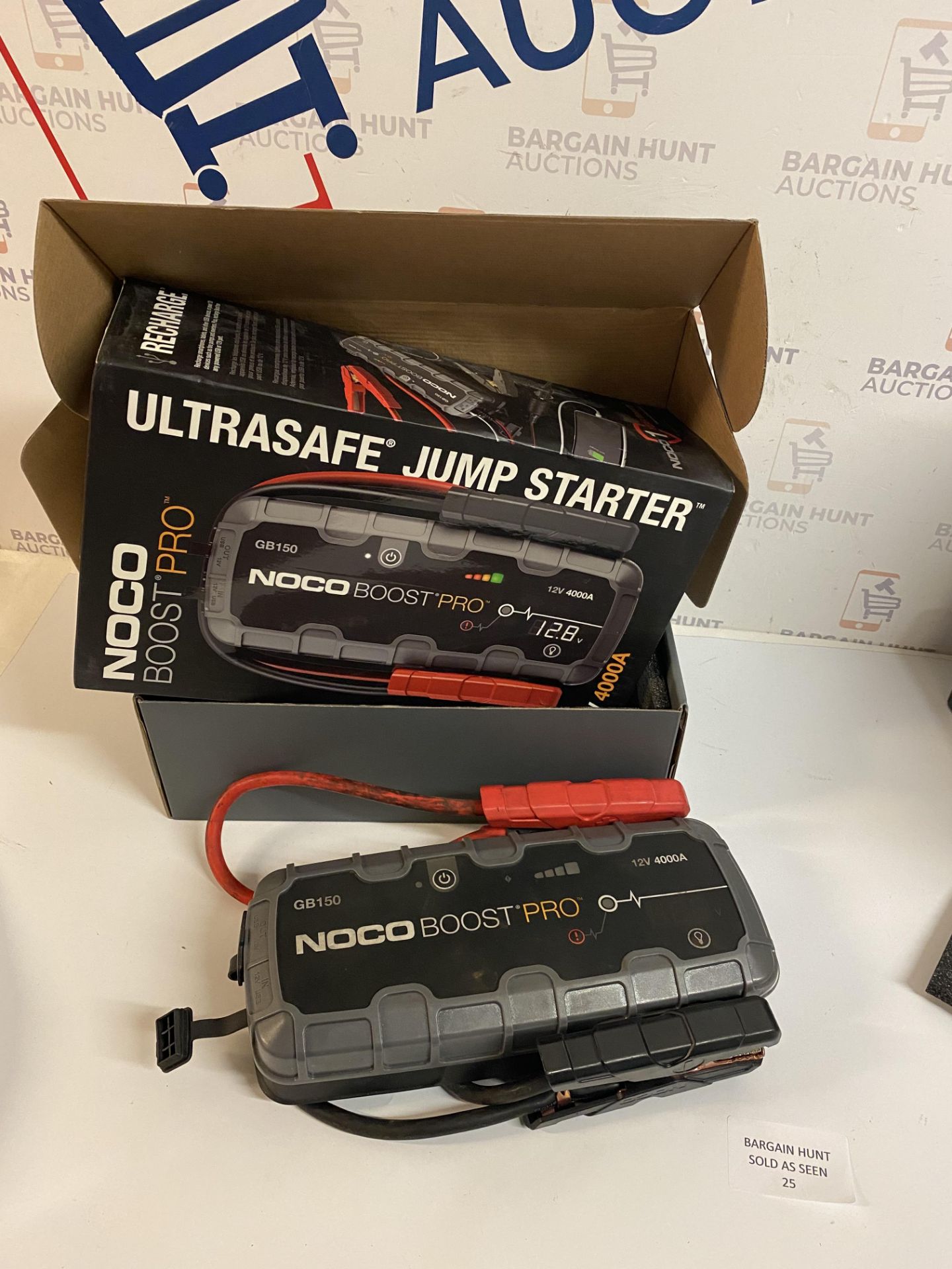 NOCO Boost Pro GB150 3000Amp 12V Ultrasafe Portable Jump Starter (no power) RRP £300