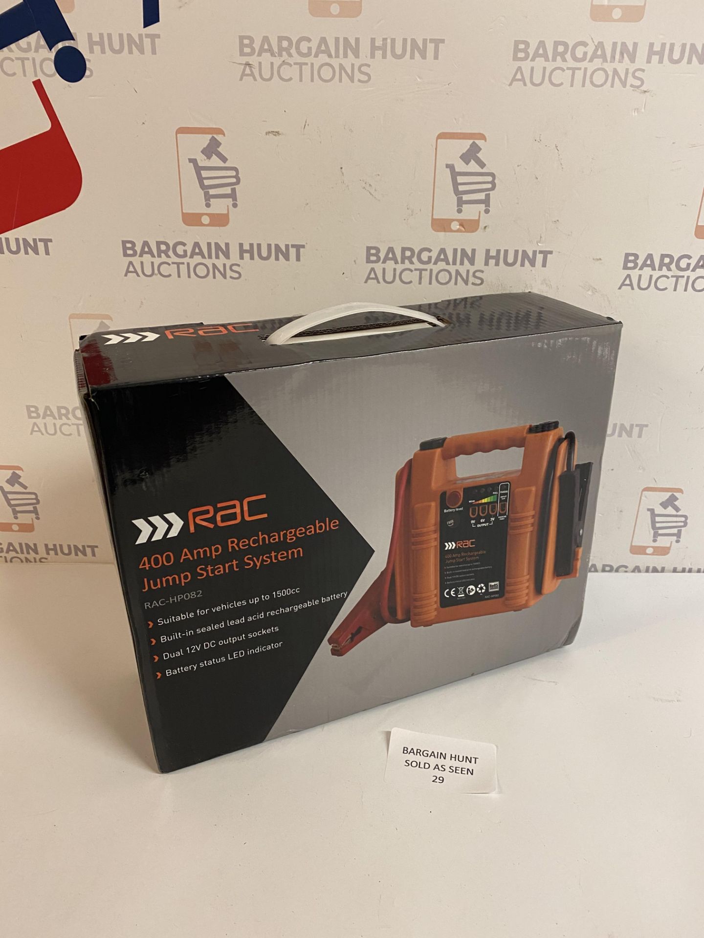 RAC 400 Amp Rechargeable Jump Start System