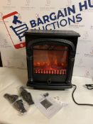 NETTA Electric Fireplace Stove Heater with Log Wood Burner Effect RRP £60