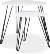 Relaxdays Set of 2 Side Tables