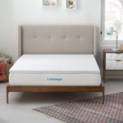 Linenspa 5cm Gel Infused Memory Foam Mattress Topper, 135 x 190 cm RRP £85