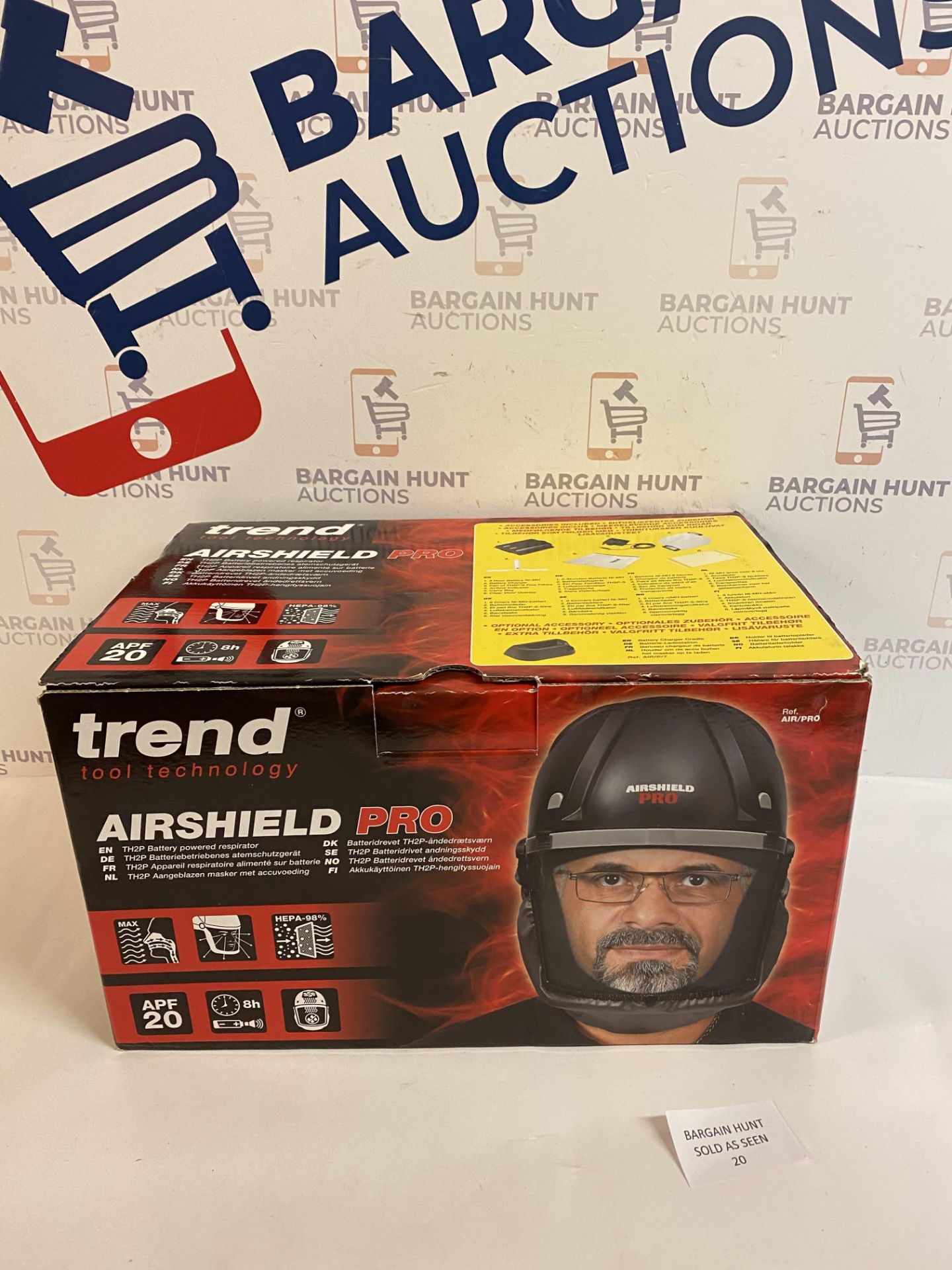 Trend Air/Pro Airshield Pro APF20 Powered Respirator (contents, see image) RRP £219