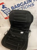 Black 12V Heated Car Seat Cover