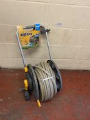 Hozelock 60m Assembled Hose Cart witn 50m Hose RRP £55