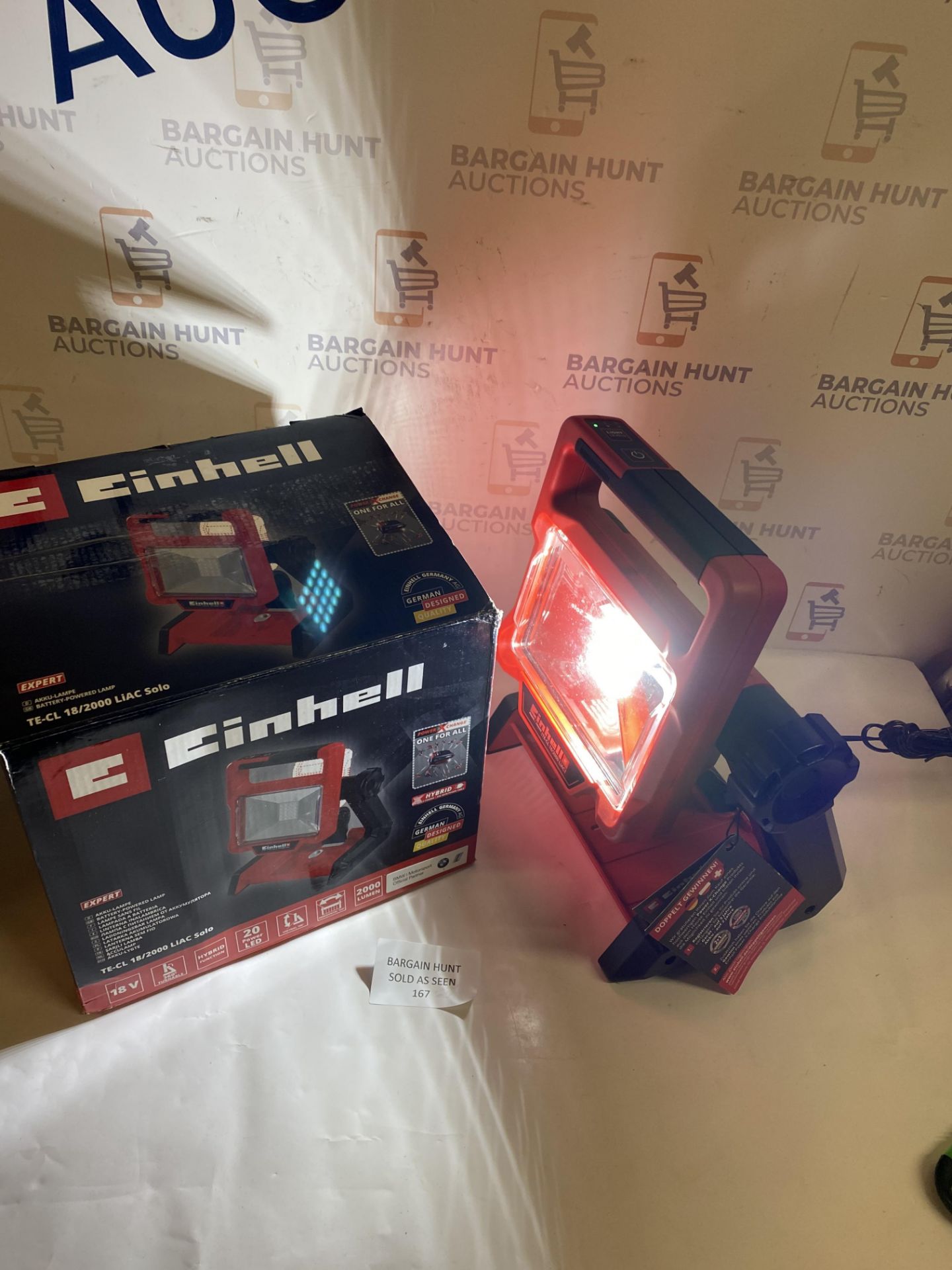 Einhell Cordless Lamp TE-CL 18/2000 LiAC (without battery) RRP £50 - Image 2 of 2