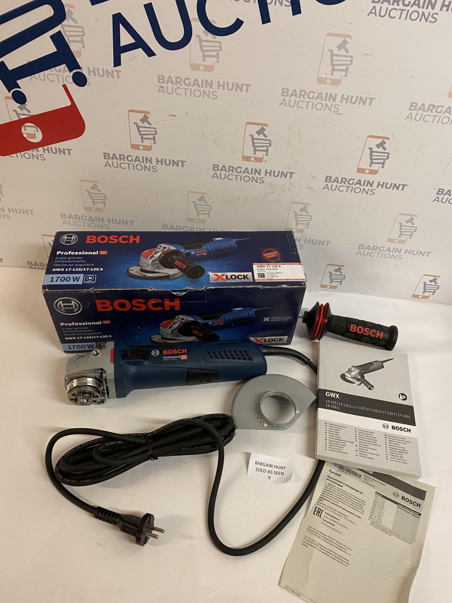Bosch Professional GWX 17-125/17-125 S Angle Grinder (EU plug) RRP £180 - Image 2 of 2
