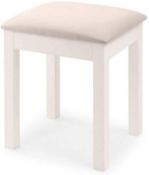 Julian Bowen Maine Dressing Stool, Surf White