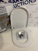 D-Shaped Toilet Seat