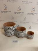Yanmilia Set of 3 Ceramics Planter Flower Pots