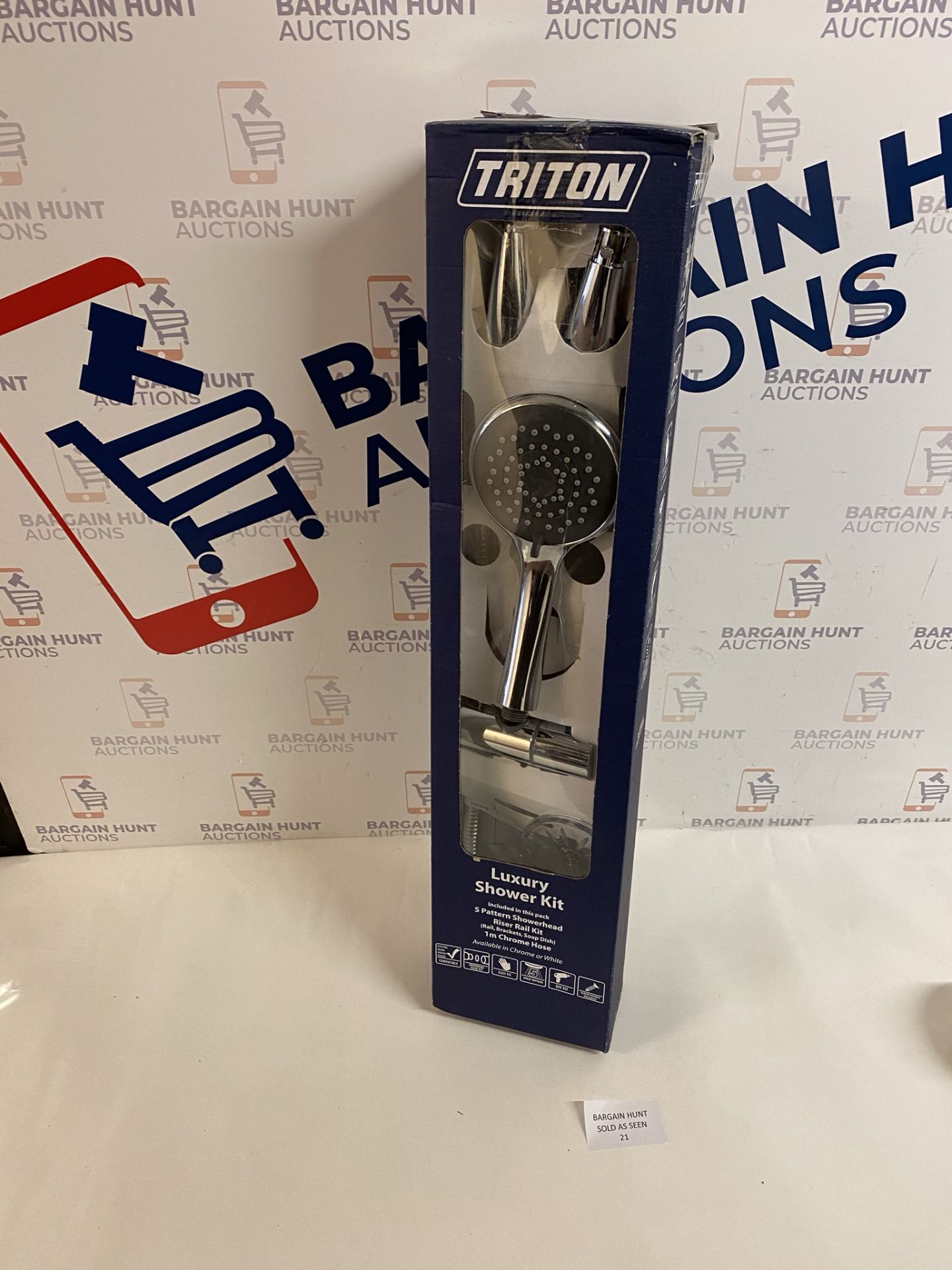 Triton Deluxe Shower Kit, Chrome