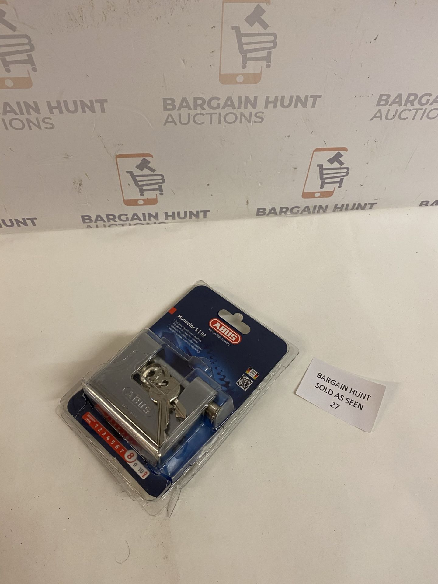 Abus 92/80 Steel Shutter Padlock RRP £45